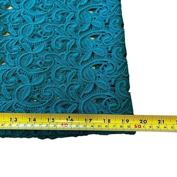 ZARA Green Guipure Lace Tube Dress EUC - Picture 10 of 11